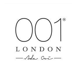 001 Skincare London brand logo for 001london.co.uk