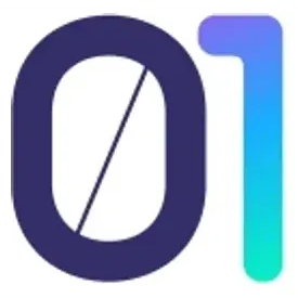 01 Coin brand logo for 01coin.io