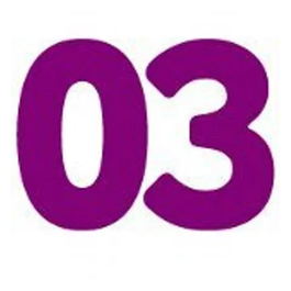 03numbershop brand logo for 03numbershop.co.uk