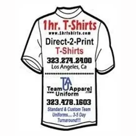 1 HR T-Shirts brand logo for 1hrtshirts.com