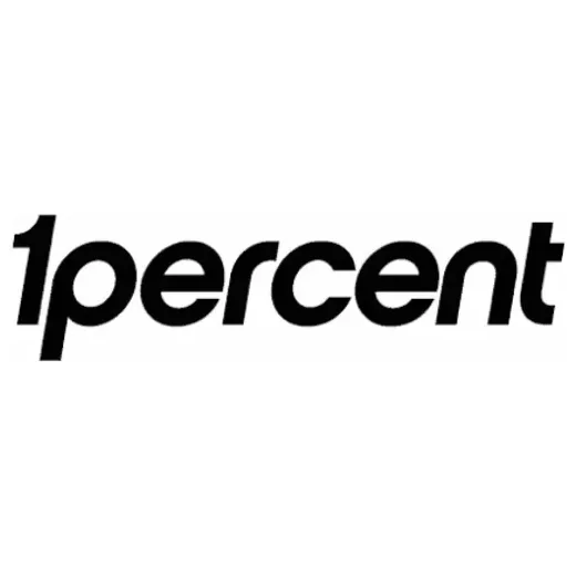 1 Percent brand logo for 1percent.com