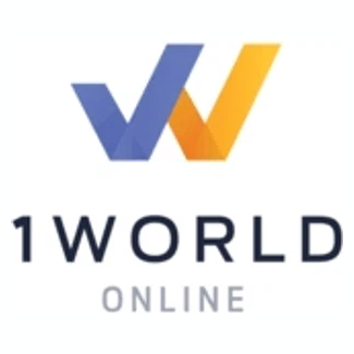 1 World Online brand logo for 1worldonline.com