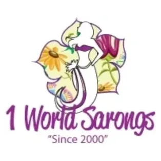 1 World Sarongs brand logo for 1worldsarongs.com