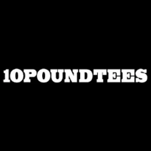10 Pound Tees brand logo for 10poundtees.co.uk
