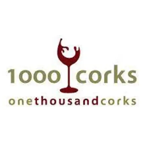 1000 Corks brand logo for 1000corks.com