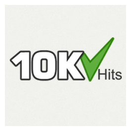 10k Hits brand logo for 10khits.com