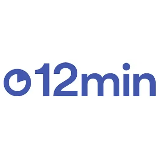 12 Min brand logo for 12min.com