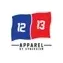 1213 Apparel brand logo for 1213apparel.com