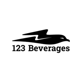 123 Beverages brand logo for 123beverages.com