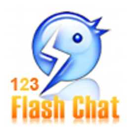 123 Flash Chat brand logo for 123flashchat.net