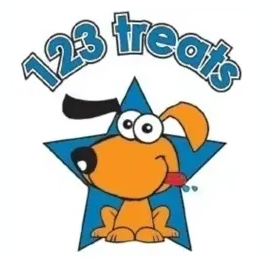 123 Treats brand logo for 123treats.com