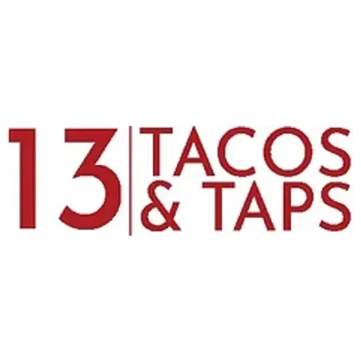 13 Tacos and Taps brand logo for 13tacosandtaps.com