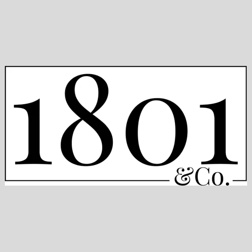 1801 and Co. brand logo for 1801andco.com