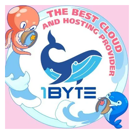 1Byte brand logo for 1byte.com