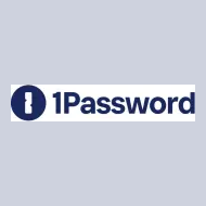 1Password brand logo for 1password.com