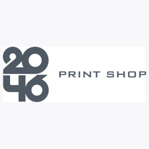2046 Printshop brand logo for 2046printshop.com