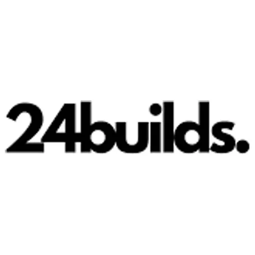 24 Builds brand logo for 24builds.com
