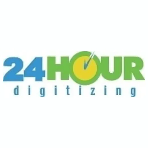 24 Hour Digitizing brand logo for 24hourdigitizing.com