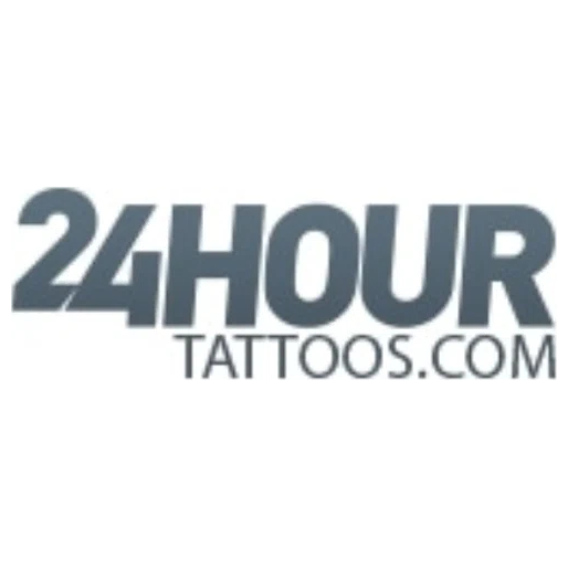 24 Hour Tattoos brand logo for 24hourtattoos.com