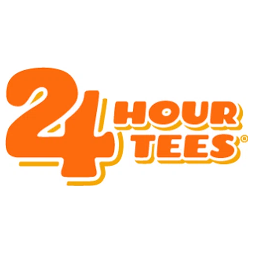 24 Hr Tees brand logo for 24hrtees.net