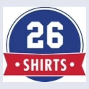26 Shirts brand logo for 26shirts.com
