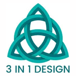 3 in 1 Design brand logo for 3in1design.com