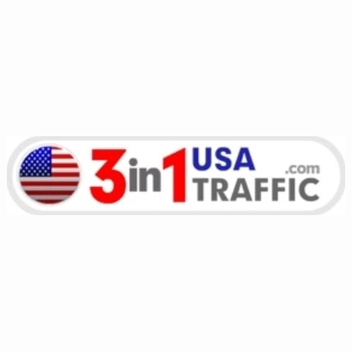 3 in 1 USA Traffic brand logo for 3in1usatraffic.com