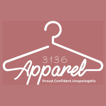3136 Apparel brand logo for 3136apparel.com