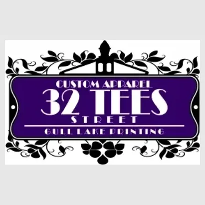 32 Tees brand logo for 32tees.com