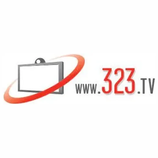 323 TV brand logo for 323.tv