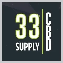 33 CBD Supply brand logo for 33cbdsupply.com