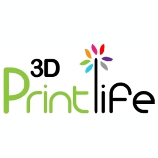 3D Printlife brand logo for 3dprintlife.com