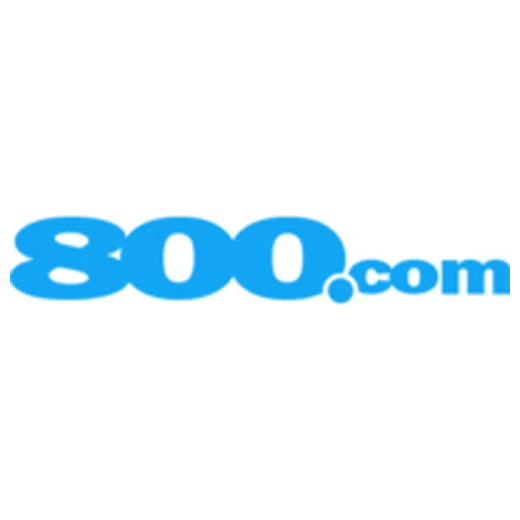 800 brand logo for 800.com