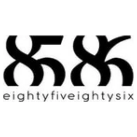 8586 brand logo for eightyfiveightysix.com