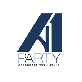 A1 Party Rental brand logo for a1partyrental.com