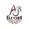 AJ's Elixirs brand logo for ajselixirs.com