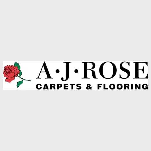 AJ Rose Carpets & Flooring brand logo for ajrosecarpets.com