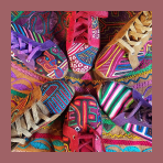 Kuna Prints Mola Shoes & Gypsy Trunk Treasures by Mama Shaman brand logo for kunaprints.com