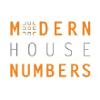 Modern House Numbers brand logo for modernhousenumbers.com