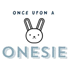 Once Upon A Onesie brand logo for onceuponaonesie.com