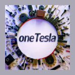 One Tesla brand logo for onetesla.com