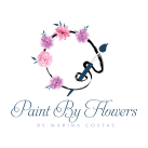 Paint By Flowers brand logo for paintbyflowers.com