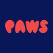 Paws brand logo for paws.com