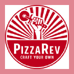 PizzaRev brand logo for pizzarev.com