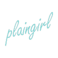 Plaingirl brand logo for plaingirl.com