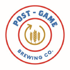 Post-Game Brewing Co. brand logo for postgamebrewingco.com
