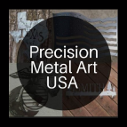 Precision Metal Art brand logo for precisionmetalartusa.com