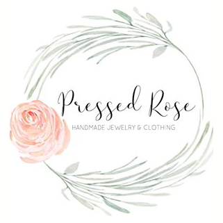 Pressed Rose Jewelry brand logo for pressedrosejewelry.com