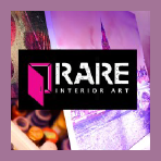 Rare Interior Art brand logo for rareinteriorart.co.uk