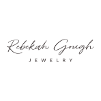 Rebekah Gough brand logo for rebekahgoughjewelry.com